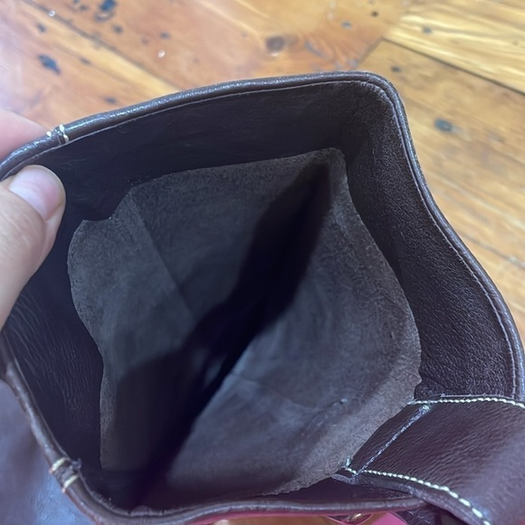 BCBG Maxazria Western Style Brown Leather Boots size 8 - Picture 8 of 12